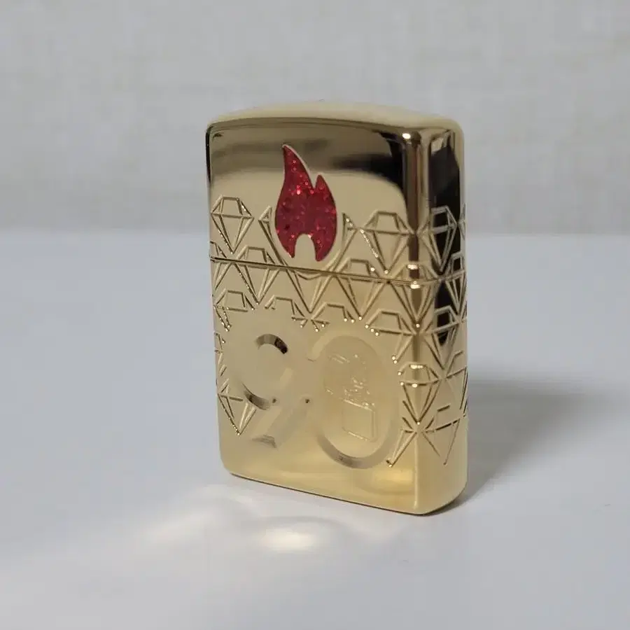 한정판 49866 ZIPPO 90TH COY GOLD W SERIALI