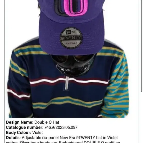 Otto 958 double O hat violet