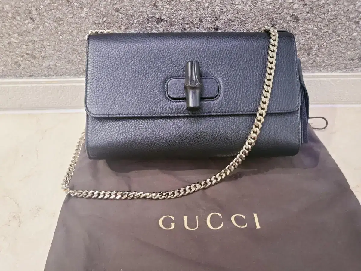 GUCCI Bamboo Crossbody Bag