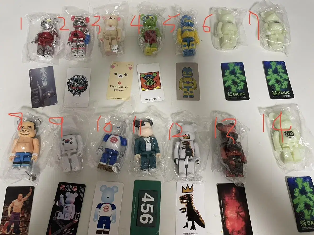 Bearbrick regular series sold in various ways