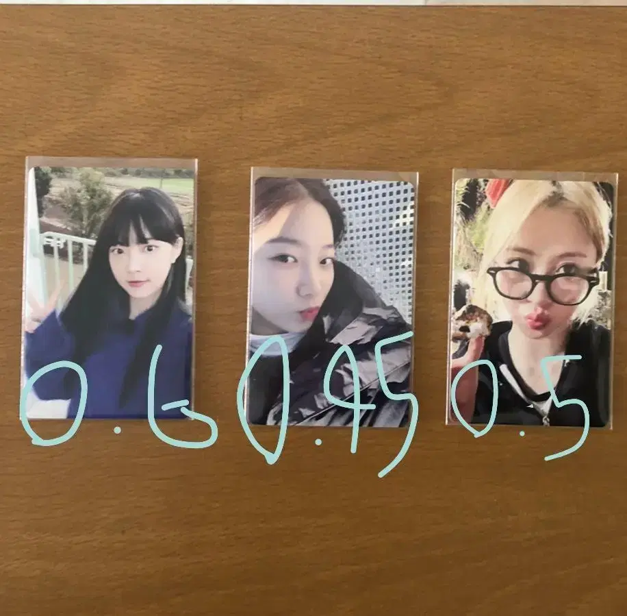 Le Sserafim DAY OFF in Jeju Photobook Photocard (Eunchae, Yunjin, Zuha)