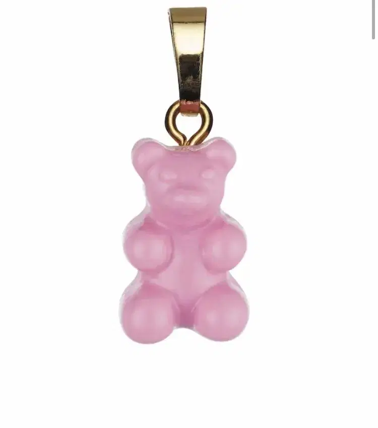 Krystal Hayes Bear Necklace Charm Pendant & Heart (What?