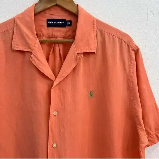 Polo Ralph Lauren Linen Neon Pony Solid Shirt