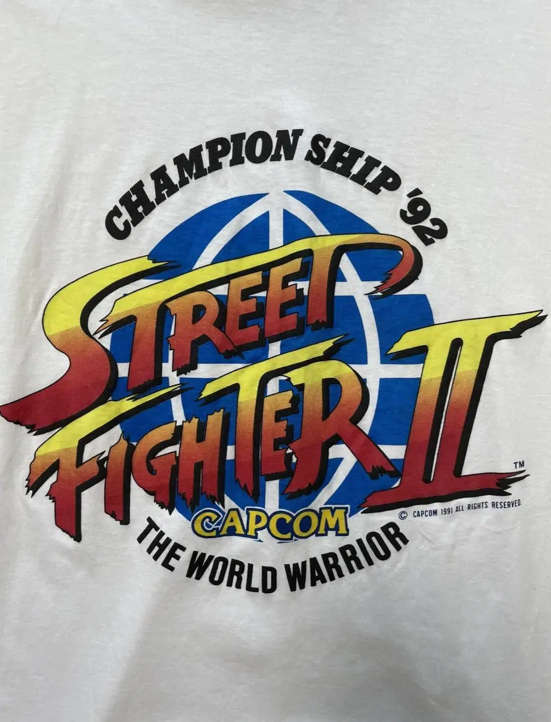 90s Vintage Streetfighter Short Sleeve T-Shirt