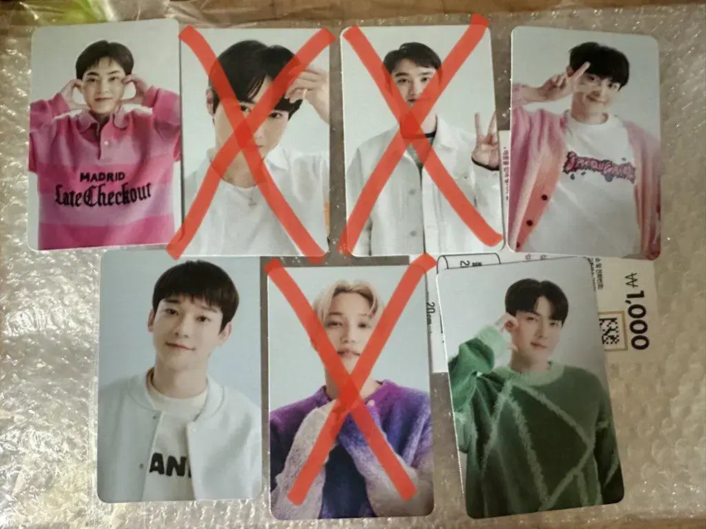 Exo fanmeeting Enter photocard wts