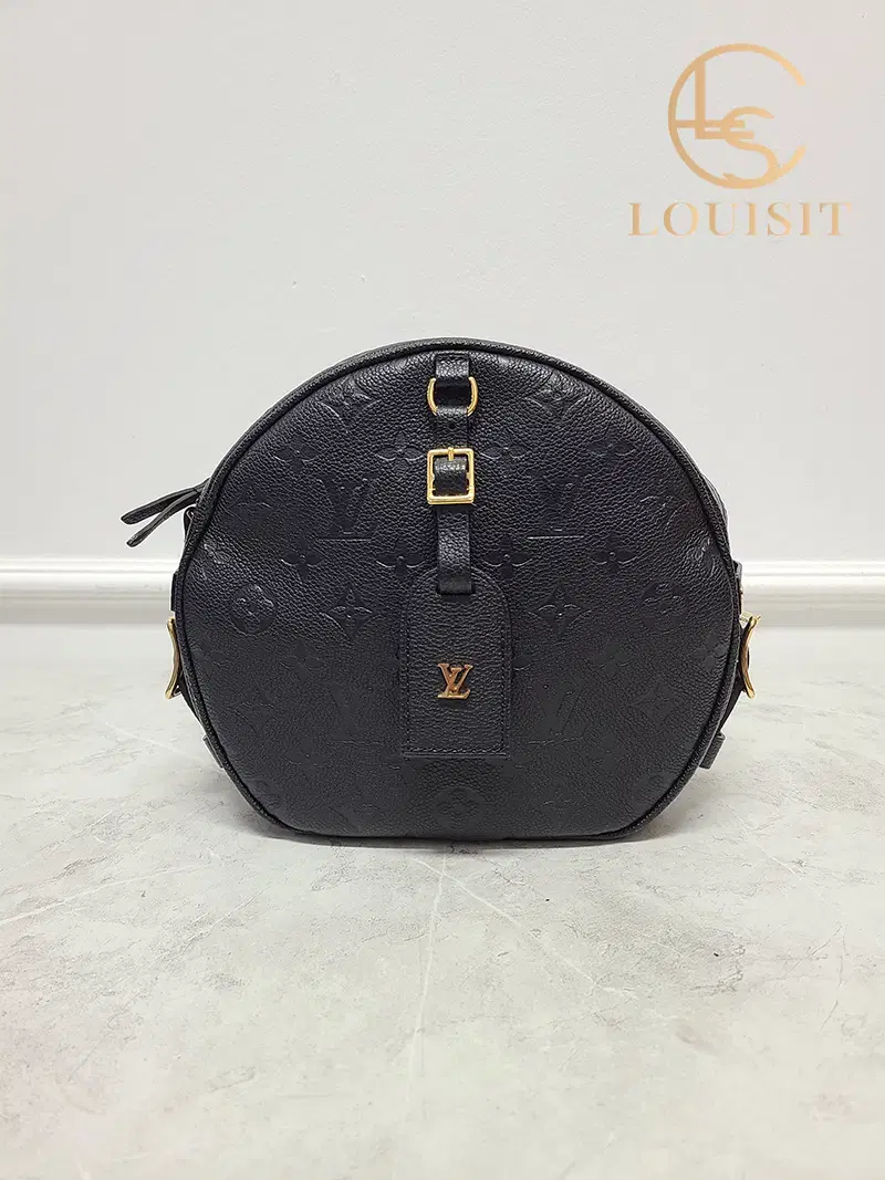 Louis Vuitton Black Empreinte Boite Chapeau Souffle Bag