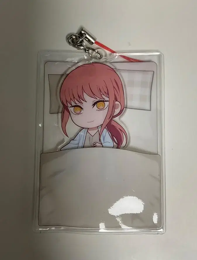 Chainsaw Man Makima Oyasumi Goodnight keyring