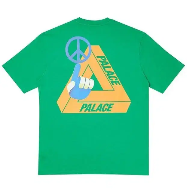 [M] Pallas Smiley Green Short Sleeve T