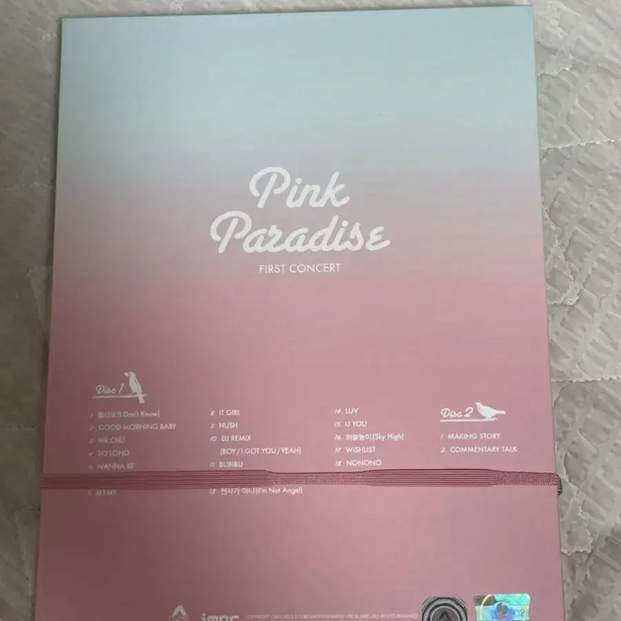 에이핑크 첫 번째 콘서트 핑크 파라다이스 dvd