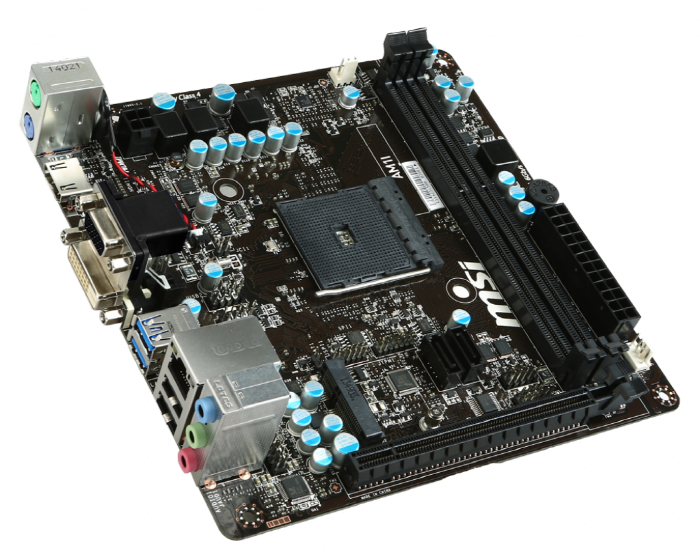 AMD 셈프론 3850 + MSI AM1 I (ITX) + 램8GB