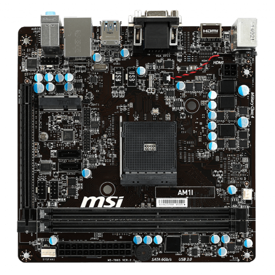 AMD 셈프론 3850 + MSI AM1 I (ITX) + 램8GB