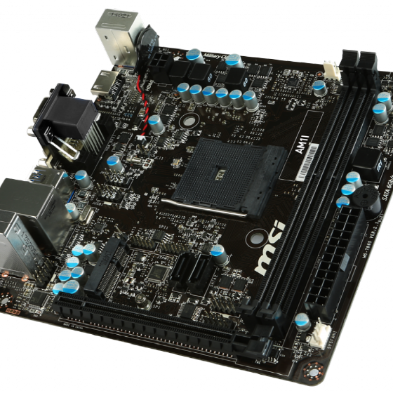 AMD 셈프론 3850 + MSI AM1 I (ITX) + 램8GB