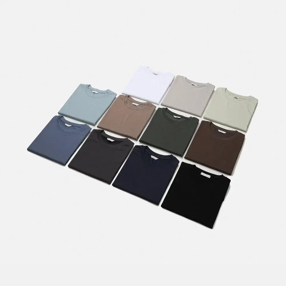 X Shipping fee X MUJI SUFIMA ROUND semi OVERSIZED SHORT SLEEVE T-SHIRT (11 COLORS)