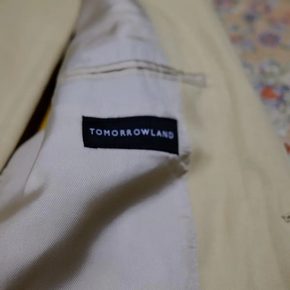 Tomorrowland Beige Cotton Suit 46 코튼수트