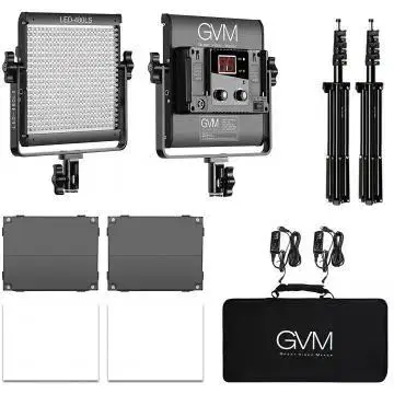 GVM LED 480LS 2팩 거의 새거