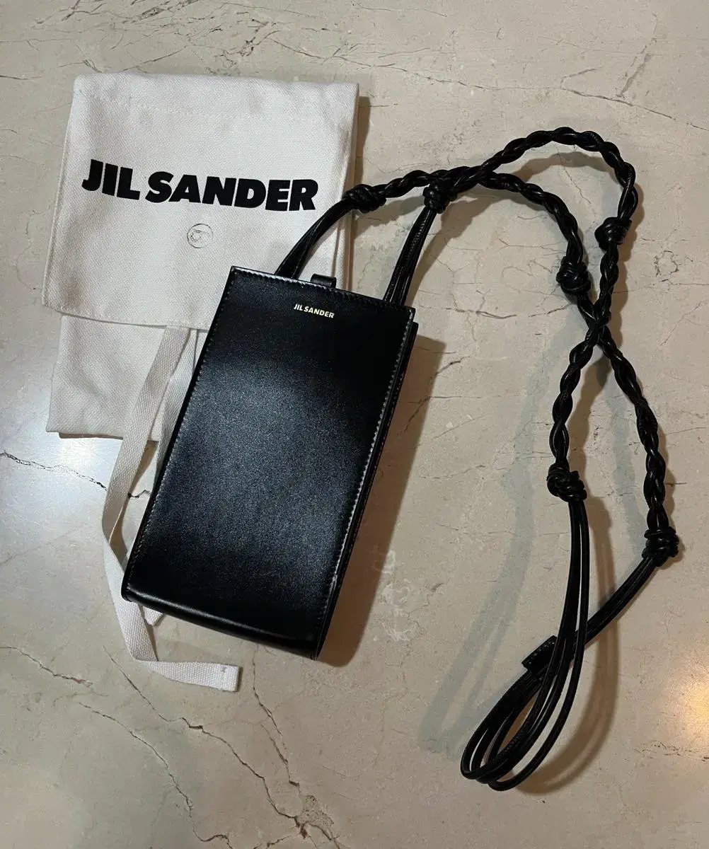 JIL SANDER 질샌더 탱글백 스몰 블랙