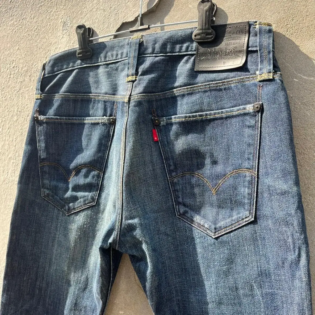 [34-34]Levi's 리바이스 블랙패더 패치 블랭크탭 워싱 진