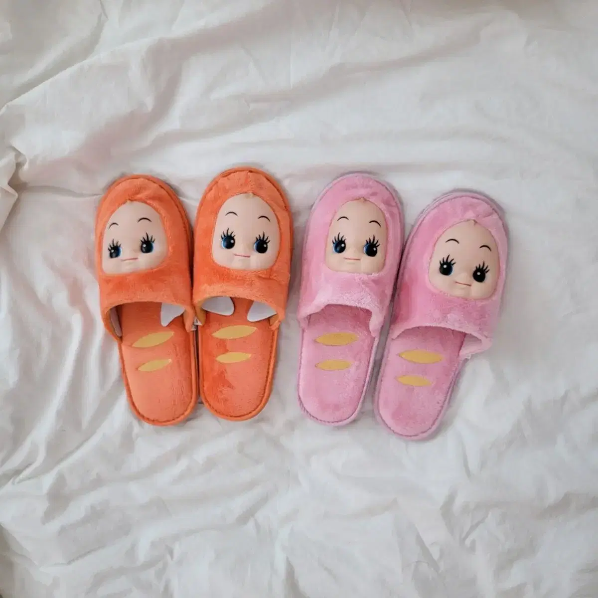 Vintage Sausage Kewpie Indoor Slippers