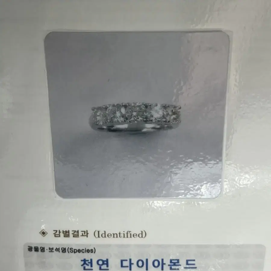 18k 3부 다이아 5p 화이트 골드 금 반지 (목걸이 팔찌 귀걸이)