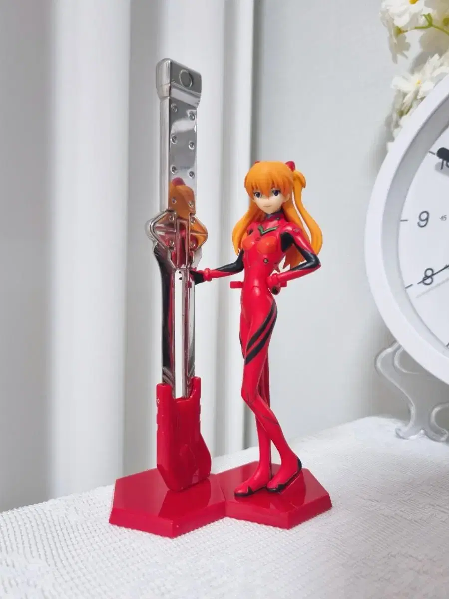 Evangelion Asuka Unit 2 Progressive Knife Figure / Can be used as a cake knife