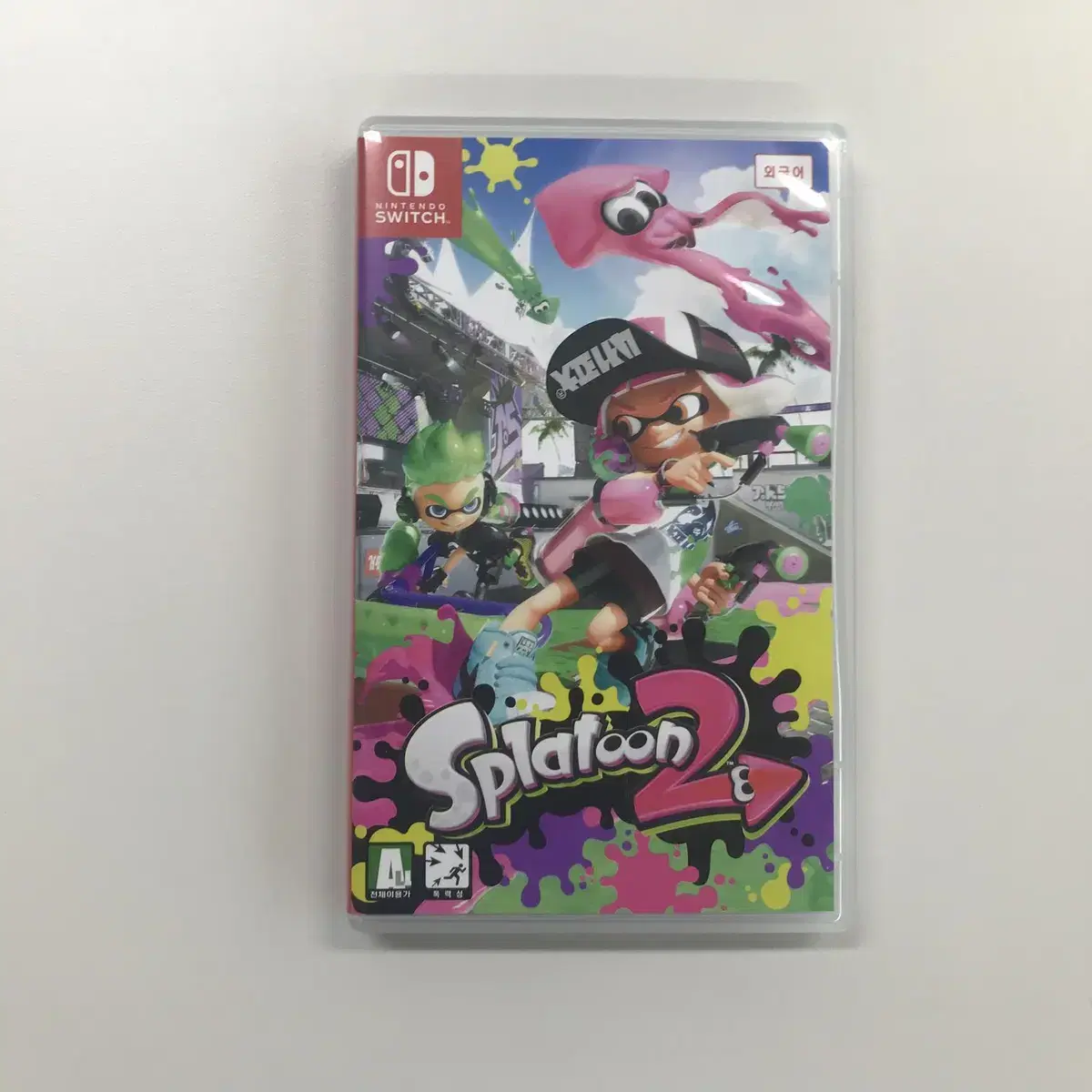 최상품  박스 풀셋 닌텐도 스위치 Splatoon 2를 분양합니다.