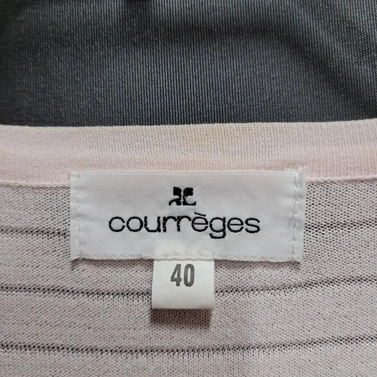 courreges 꾸레쥬 크롭 가디건