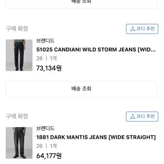 브랜디드 51025 CANDIANI WILD STORM JEANS