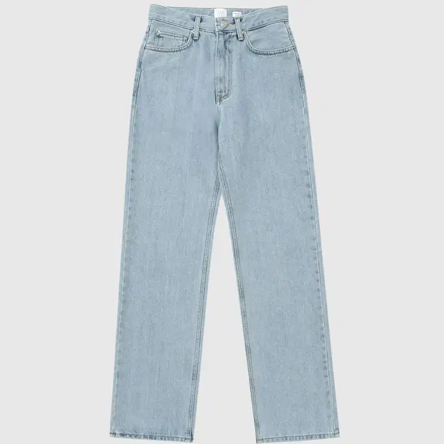 포유온  (SKY BLUE) High rise straight denim