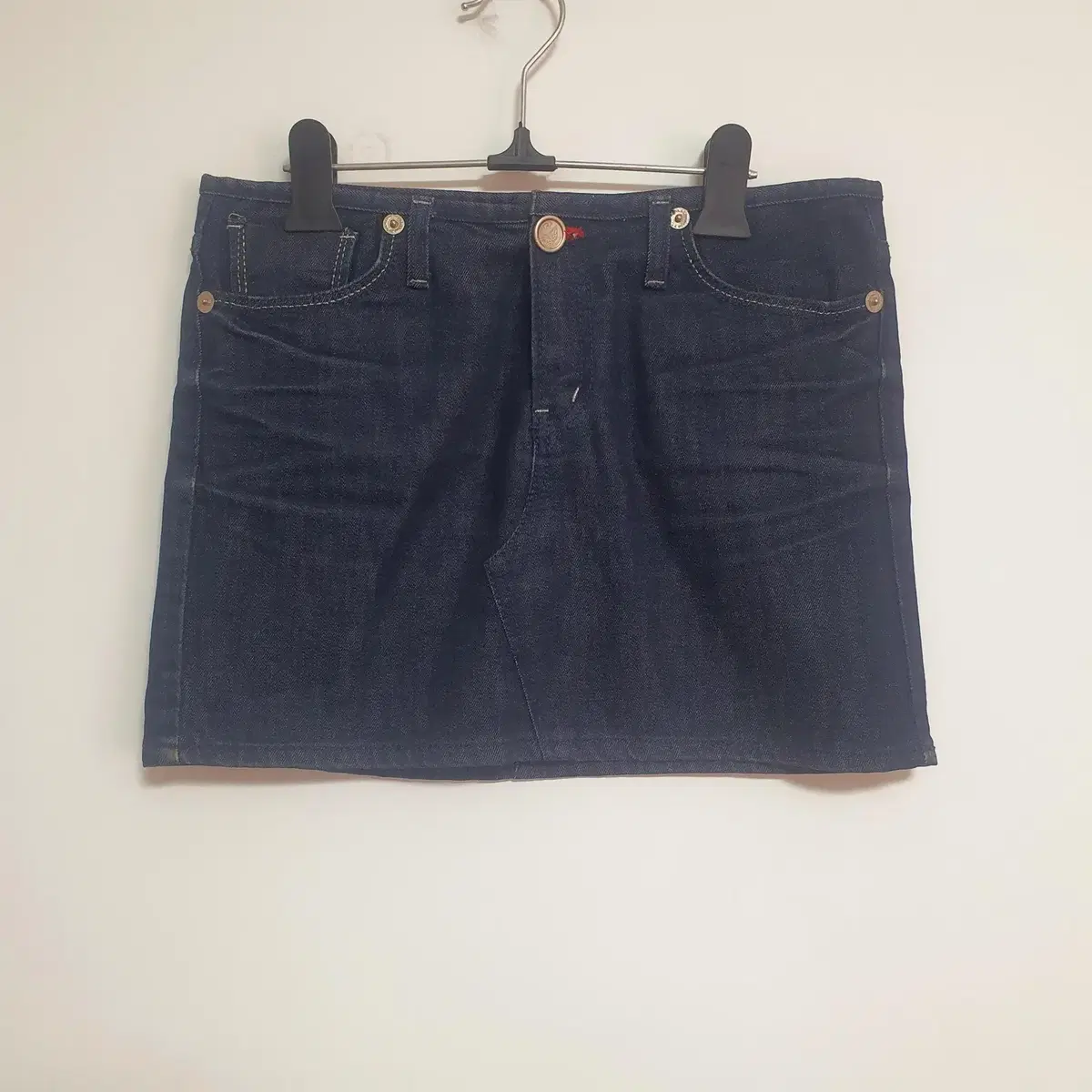 Ozsecond Denim Miniskirt