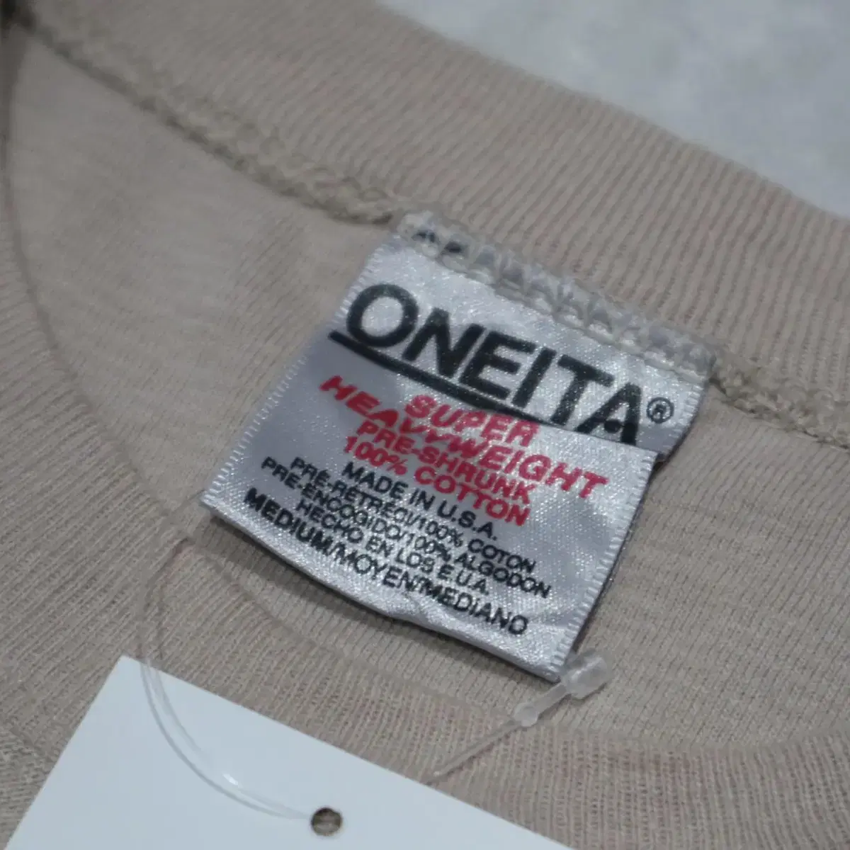 90's ONEITA 싱글 스티치 반팔 티셔츠 made in USA