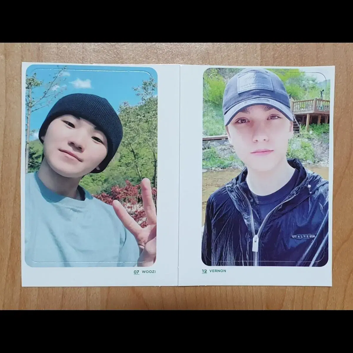 Seventeen in the Forest photobook photocard wts woozi jihoon vernon Hansol