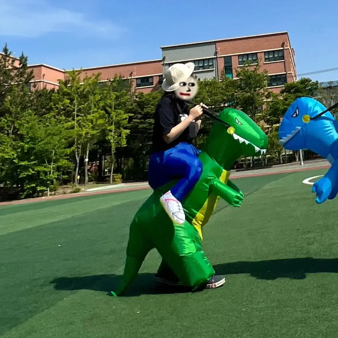 공룡 에어슈트 공룡 풍선옷 졸업사진 대여 파티 졸사 코스튬 코스프레 축제