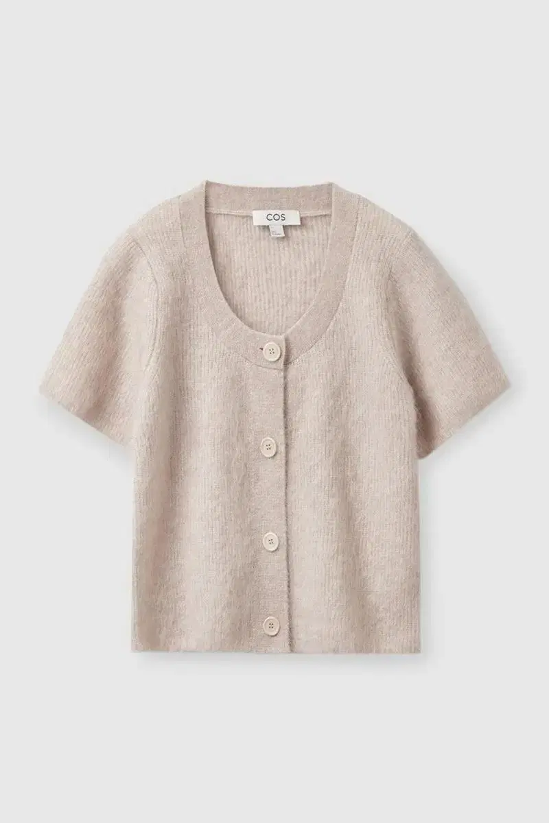 cos Mohair knit vahn cardigan top s