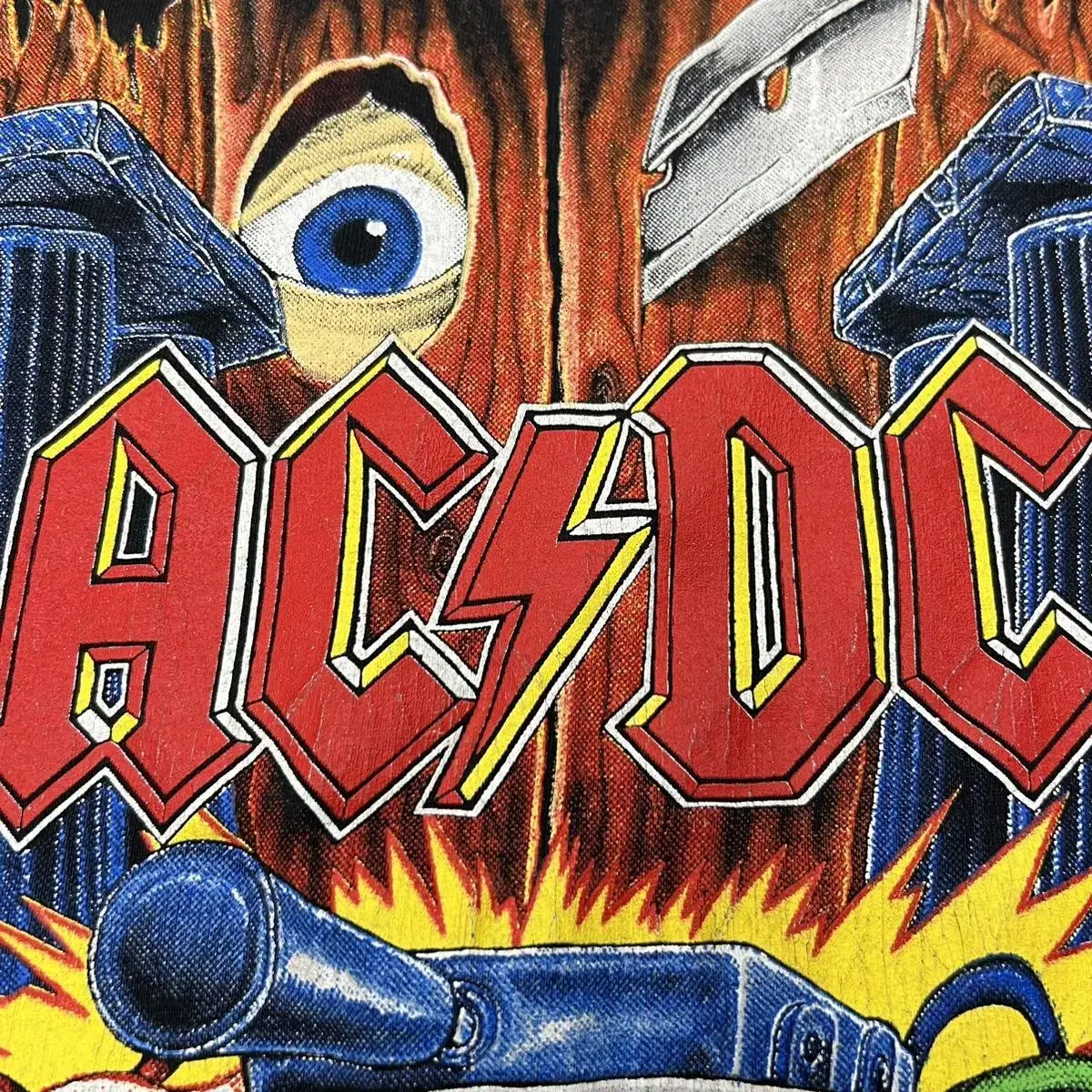 빈티지 90s ACDC Hell bell 티셔츠