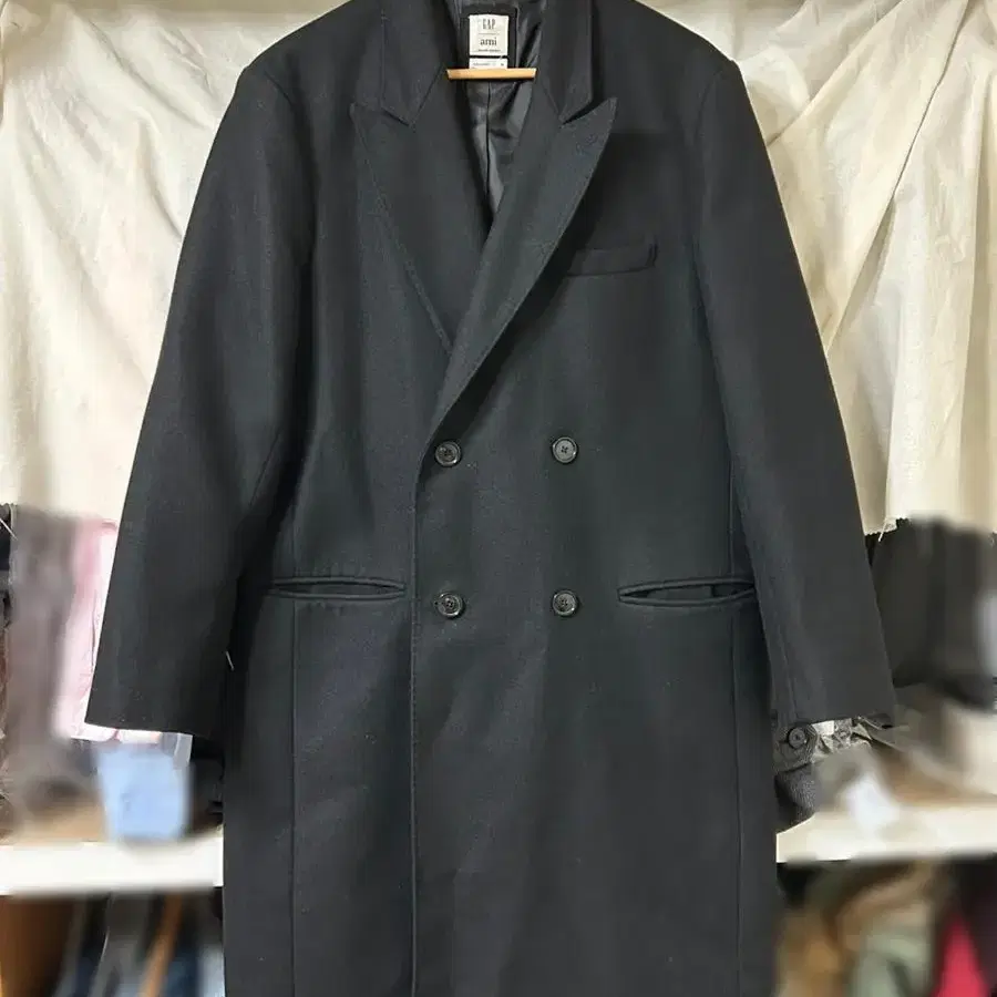 ami x gap double breasted coat