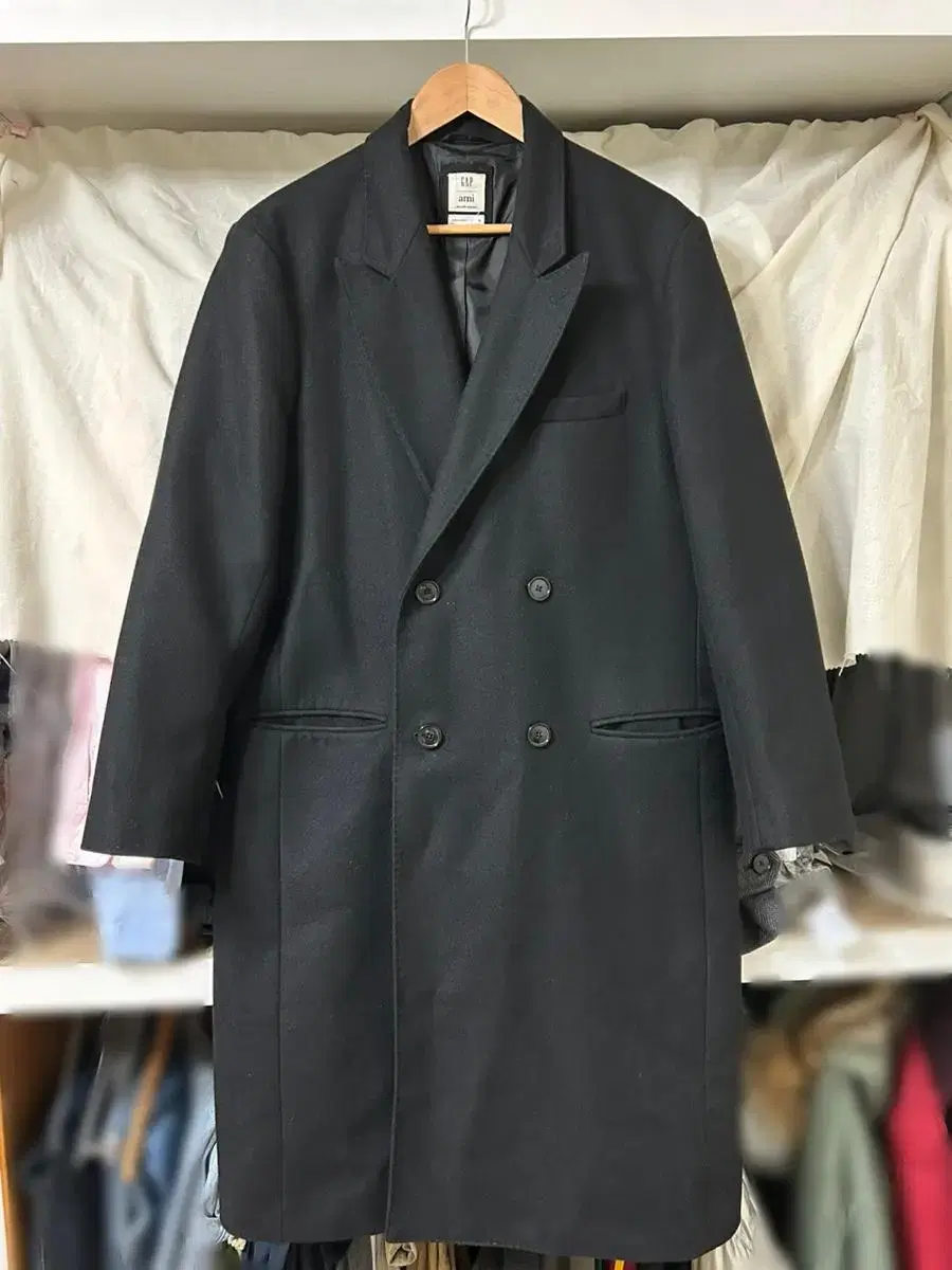 ami x gap double breasted coat