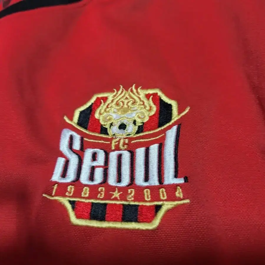 105] fc서울 선수 지급용 르꼬끄 축구복 상의 레어템 훈련복