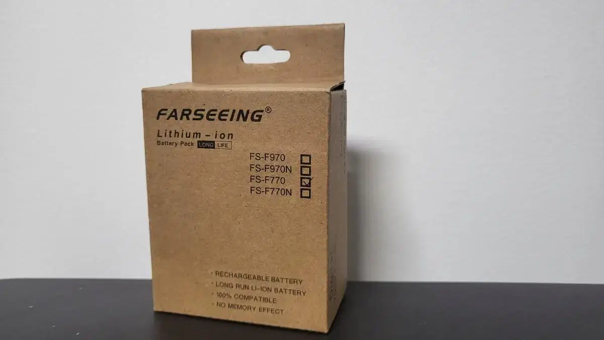 FARSEEING 파싱 FS-770 f마운트 배터리