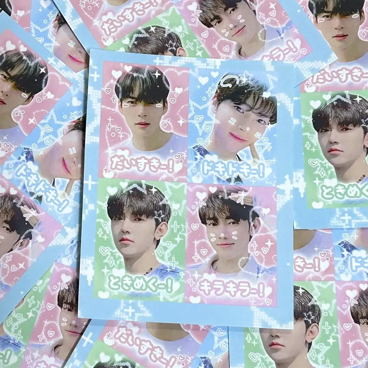 ZB1 zerobaseone sung hanbin zhang hao Centers sticker purikura Unofficial goods