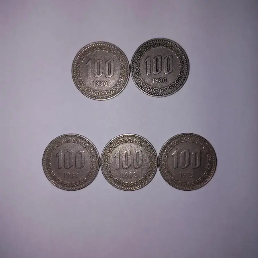 희귀동전 / 100원 주화(1980년대)