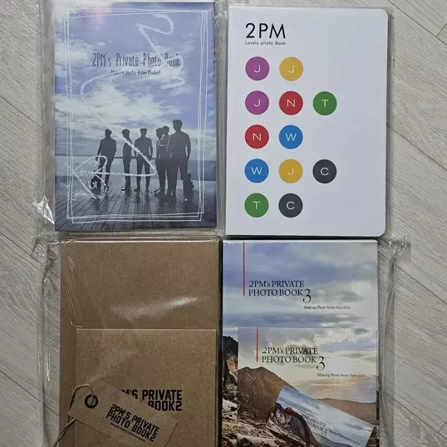 [일괄판매] 2PM 포토북 4개_PRIVATE (1+2+3)+LOVELY