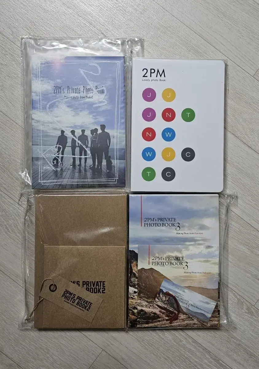 [일괄판매] 2PM 포토북 4개_PRIVATE (1+2+3)+LOVELY