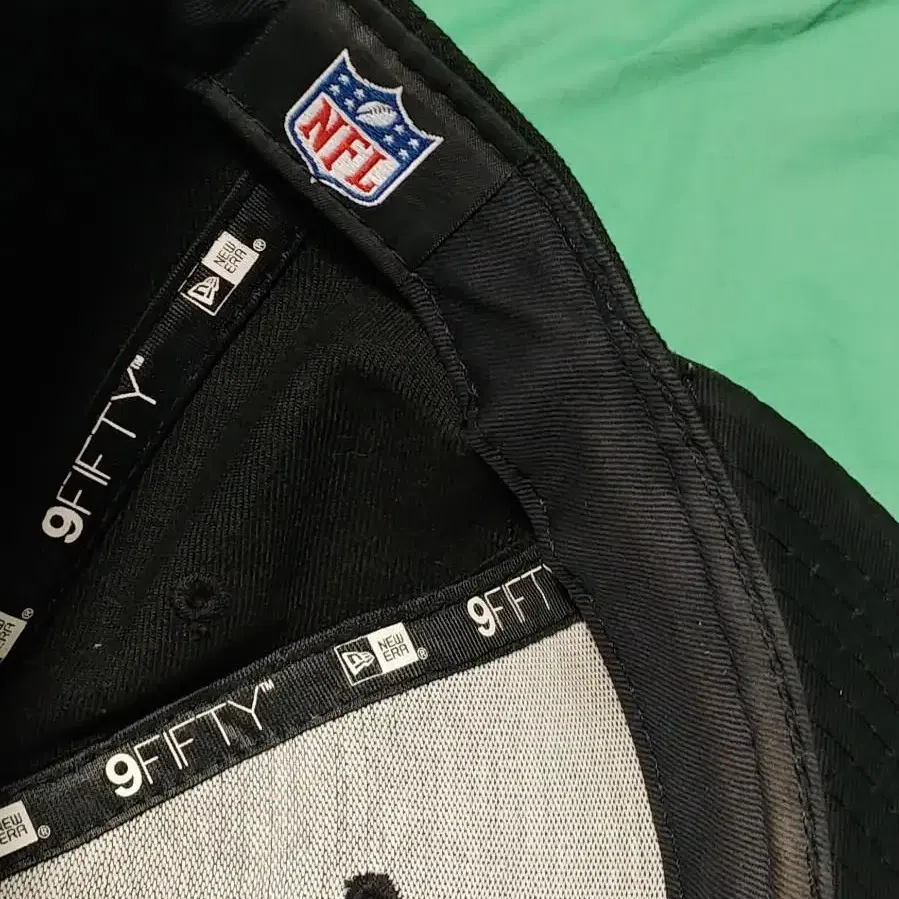 newera raiders 스냅백.뉴에라 레이더스 악어가죽느낌챙