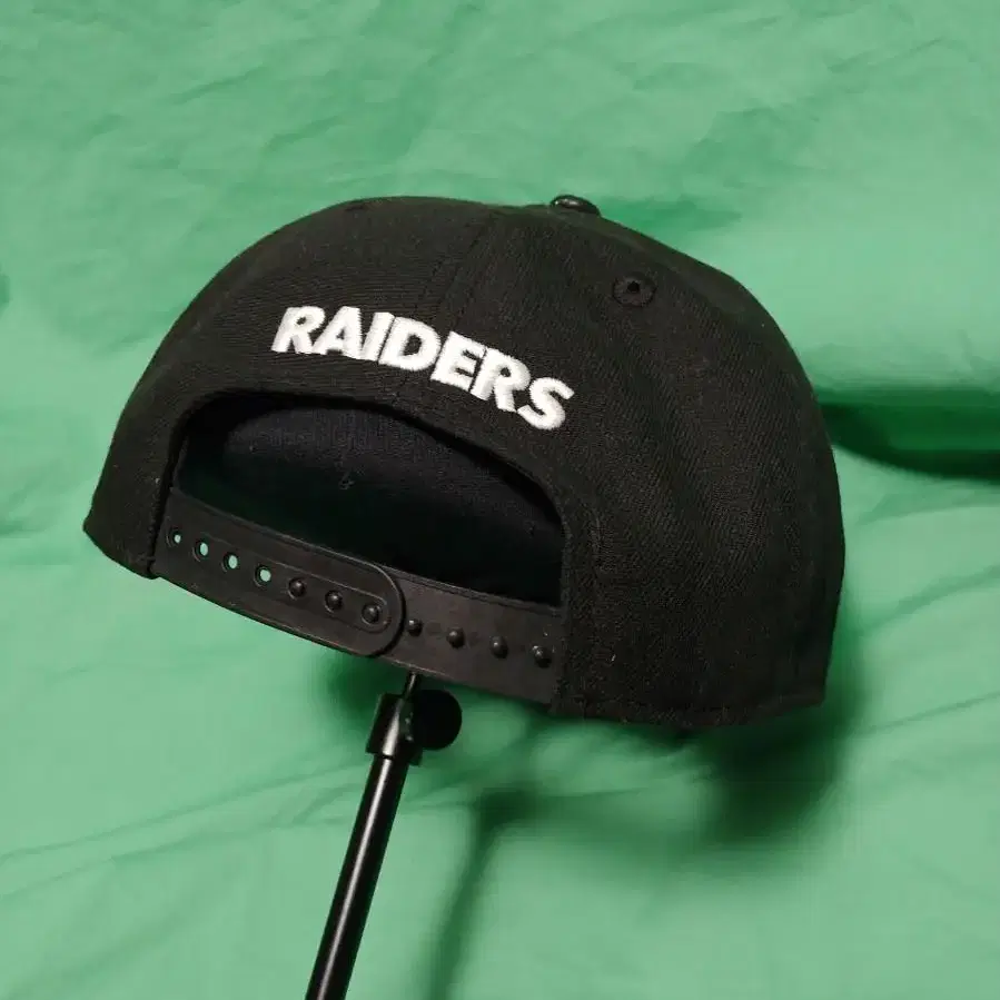 newera raiders 스냅백.뉴에라 레이더스 악어가죽느낌챙