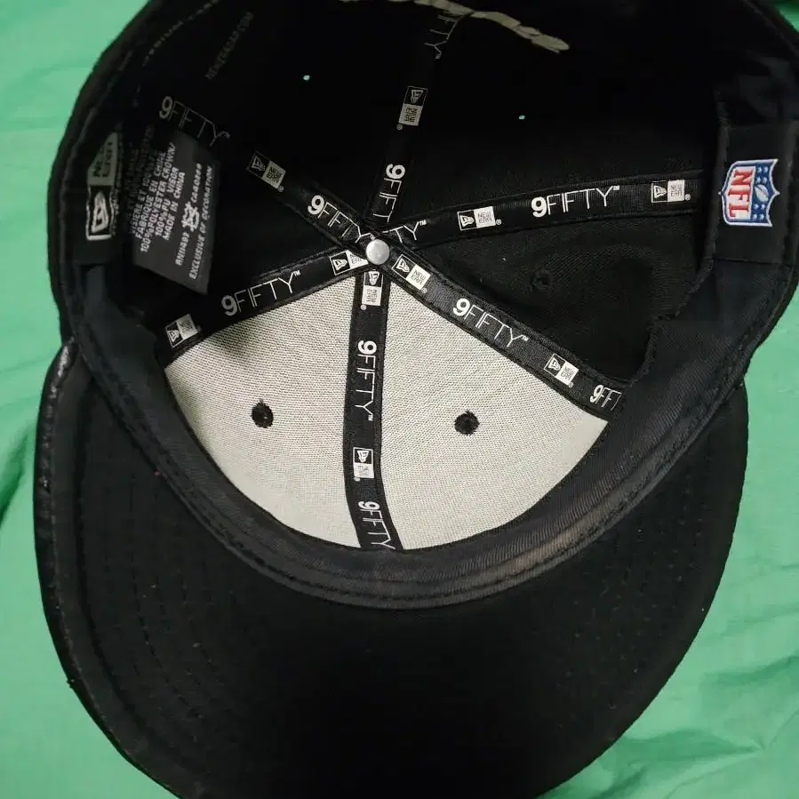 newera raiders 스냅백.뉴에라 레이더스 악어가죽느낌챙