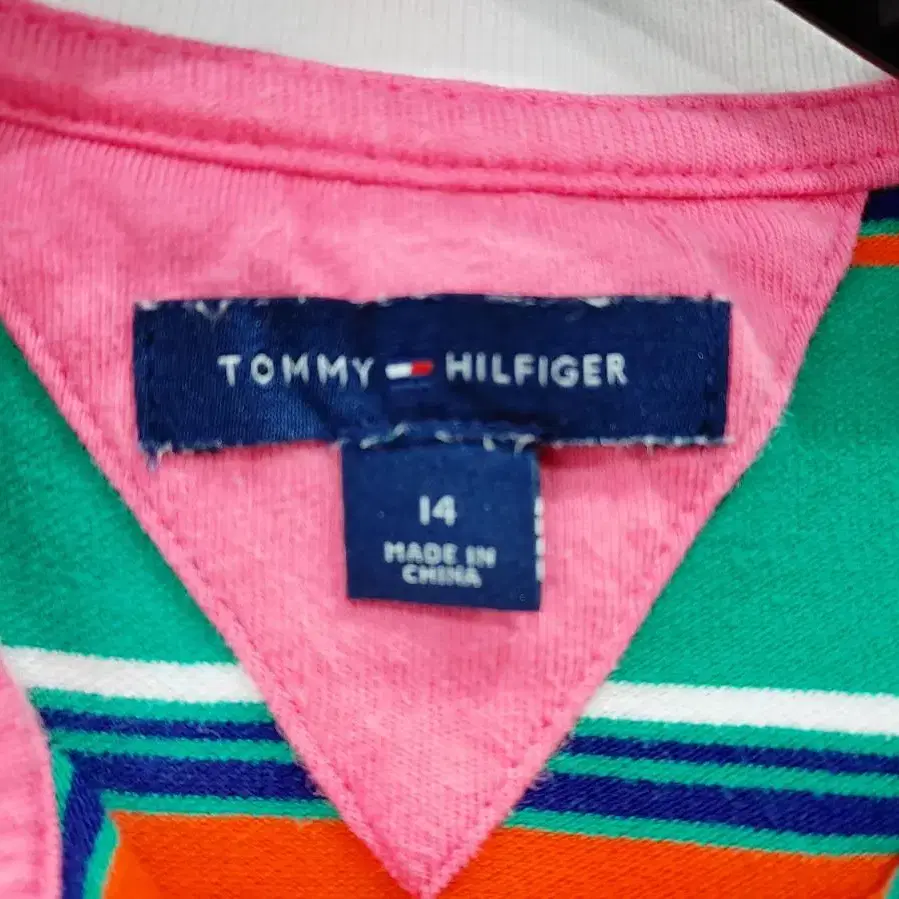 TOMMY HILFIGER 타미 힐피거 여성 단가라 원피스