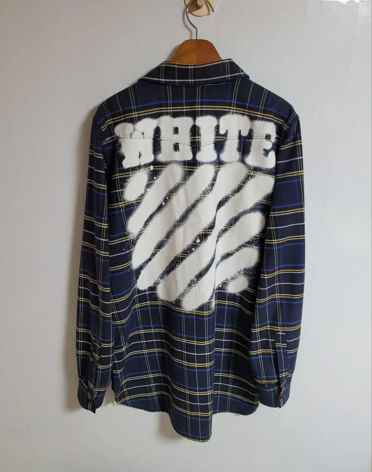 Off-White bloo Spray Arrow Overfit Embroidered Shirt M