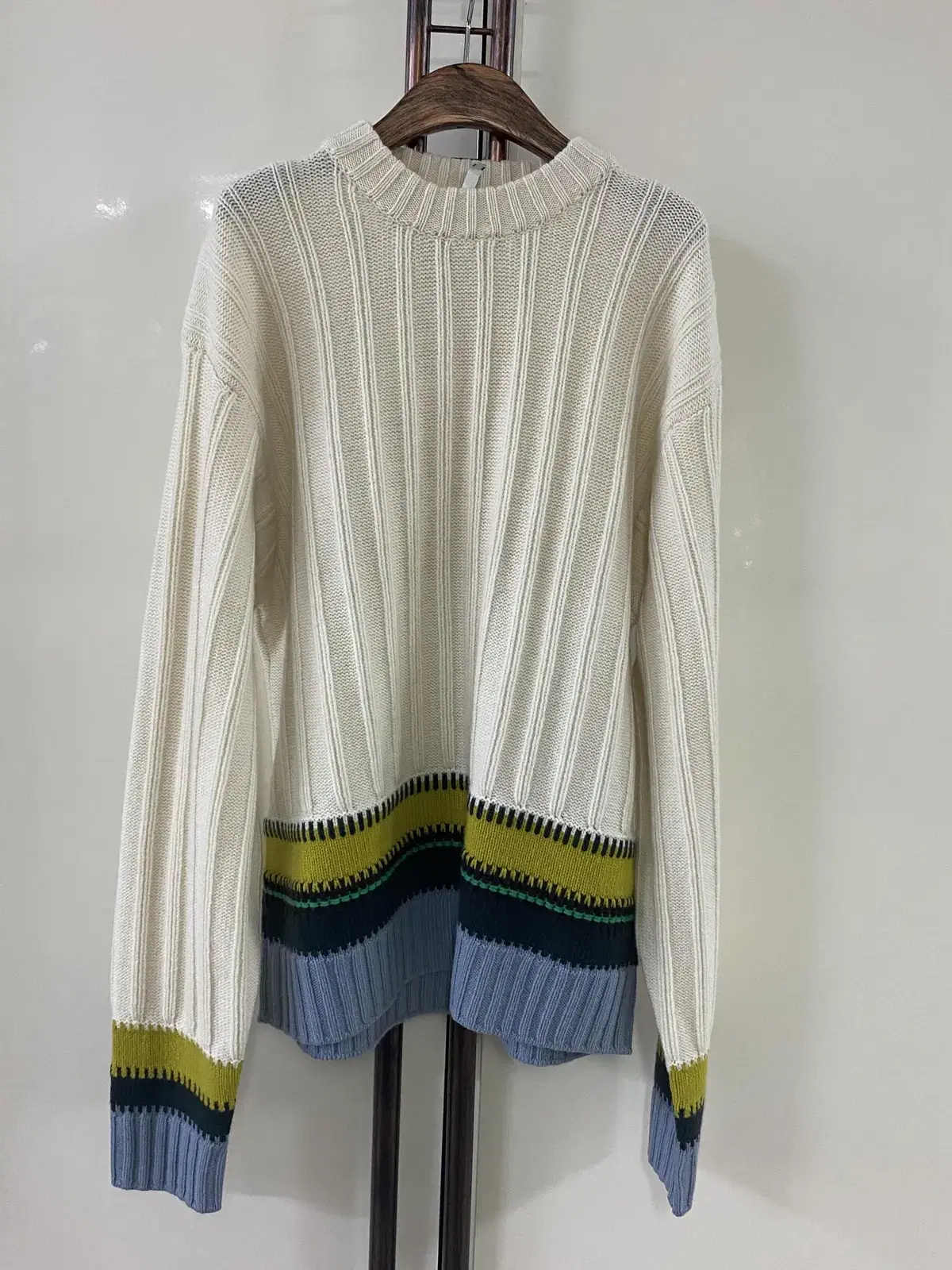 [New Arrivals] Hermès Cashmere Colorblocked Knit L