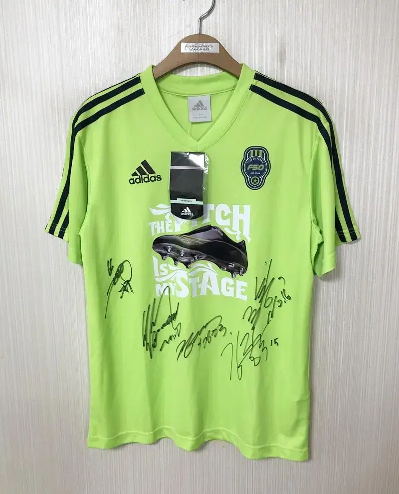 Adidas football shirt/training t-shirt 95 (signed by Jo Gook Jung)