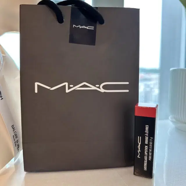 MAC 립스틱 쇼핑백+상자 판매해요